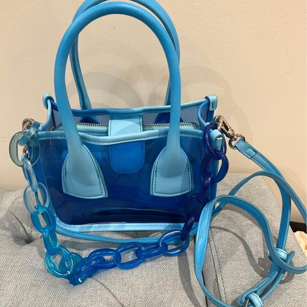 NWT Small Blue Purse - Picture 3 of 5